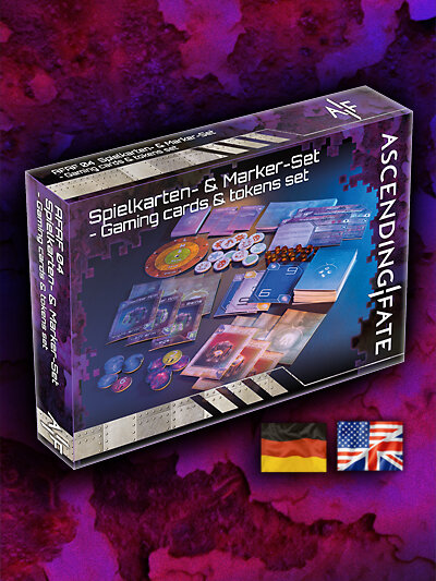 Gaming cards & tokens set